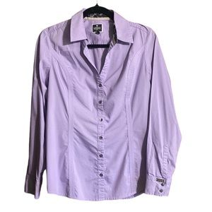 Express The Essential Shirt Light Purple Womens’